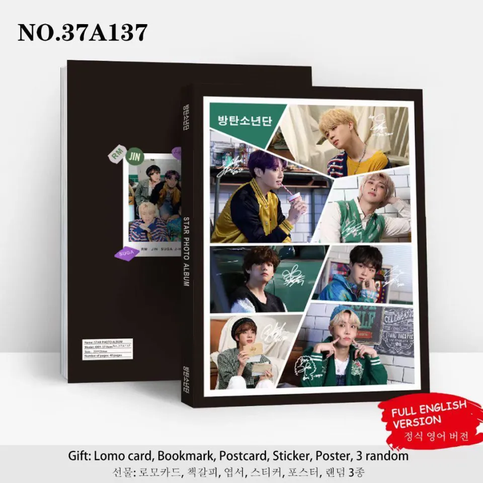 KPOP BTS SEASON'S GREETINGS BTS HD Photo Book Album Bangtan+Poster